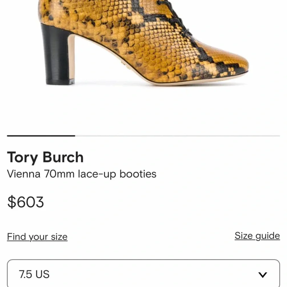 Tory Burch Vienna 70mm Lace-Up Booties